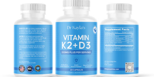 Dr. Kayla's Vitamin D3+K2 Supplement