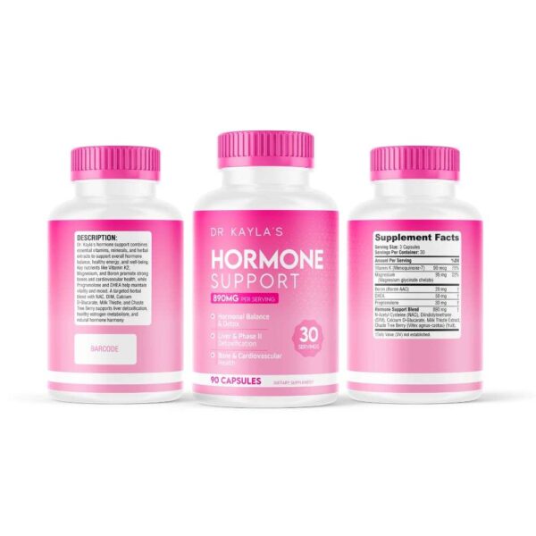 Dr. Kayla's Hormone Support: Estrogen & Cortisol Balancing Supplement