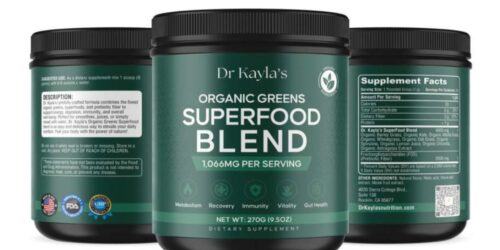 Organic Greens Superfood Blend 1066MG Per Serving